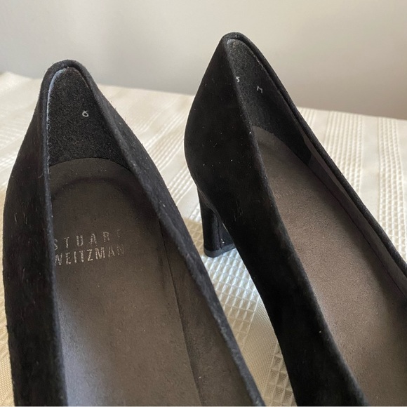 Stuart Weitzman Chipmunk Suede Pumps - Picture 7 of 8